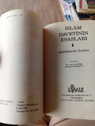 İSLAM DAVETİNİN ESASLARI 1