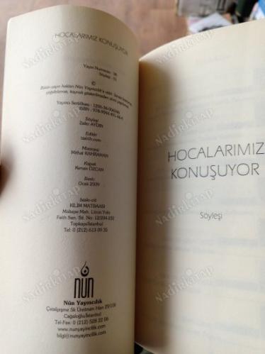 HOCALARIMIZ KONUŞUYOR - SÖYLEŞİ -