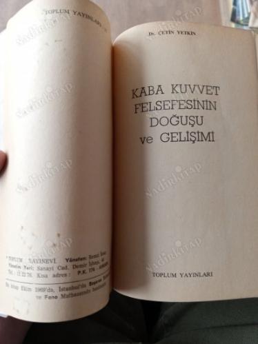 KABA KUVVET FELSEFESİ - DOĞUŞU VE GELİŞİMİ