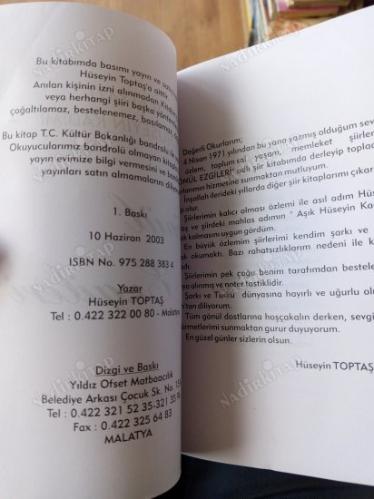 GÖNÜL EZGİLERİ - MALATYALI AŞIK HÜSEYİN KADİMİ