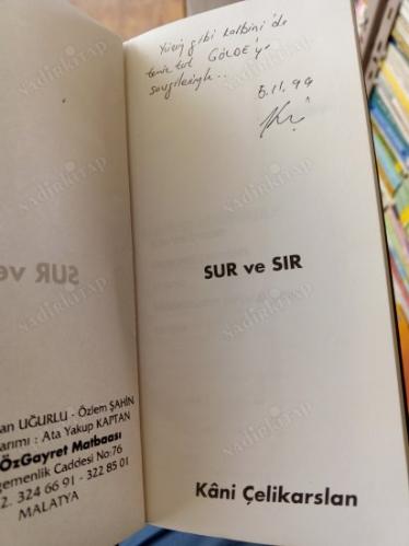 Sur ve Sır (İmzalı İTHAFLI)