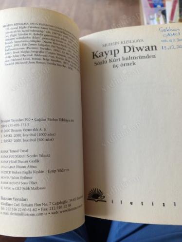 Kayıp Diwan: Sözlü Kürt Kültüründen Üç Örnek