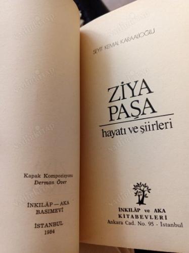 Ziya Paşa Hayatı ve Şiirleri