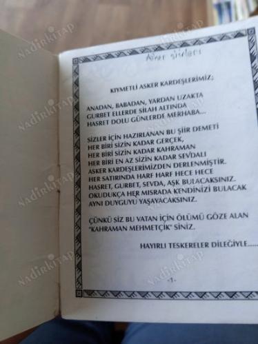 Asker Şiirleri 1