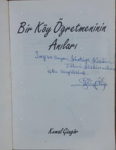 Bir Köy Öğretmeninin Anılar 