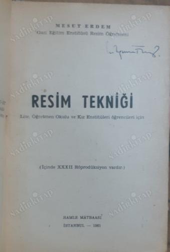 Resim Tekniği