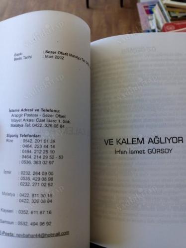 VE KALEM AĞLIYOR