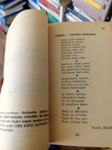 GÜNLER HAFTALAR AYLAR MEVSİMLER ŞİİRLERİ ANTOLOJİSİ