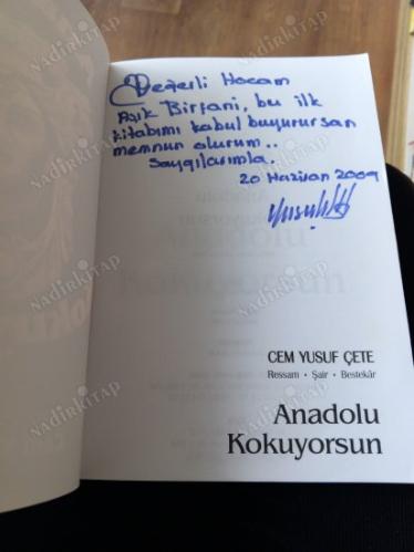 ANADOLU KOKUYORSUN İMZALI İTHAFLI