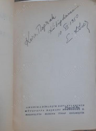 Milli Hürriyetler ve Milletler Arası Yazılı Hukuk (imzalı)
