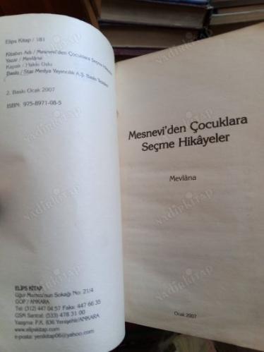 Mesnevi'den Çocuklara Seçme Hikayeler