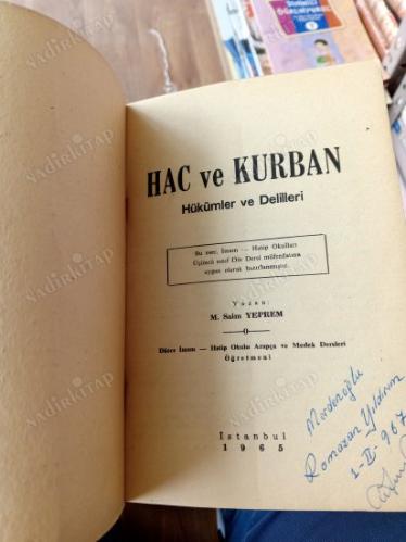 Hac Ve Kurban Hükümler Ve Delilleri