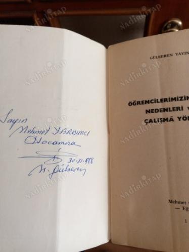 ÖĞRENCİLERİMİZİN BAŞARISIZLIK NEDENLERİ VE VERİMLİ ÇALIŞMA YÖNTEMLERİ - İMZALI