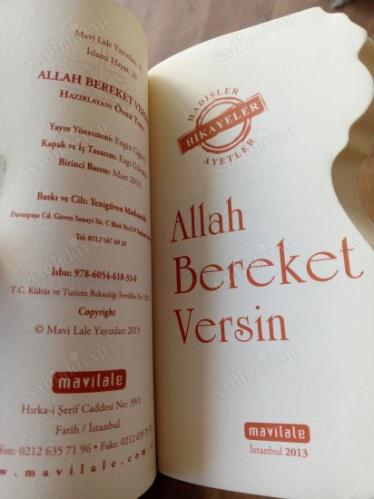 ALLAH BEREKET VERSİN