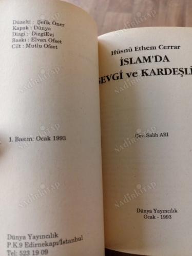 İslamda Sevgi Ve Kardeşlik