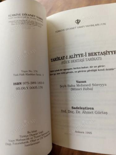 TARİKAT-I ALİYYE-İ BEKTAŞİYYE