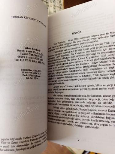 TMK TÜRK MEDENİ KANUNU