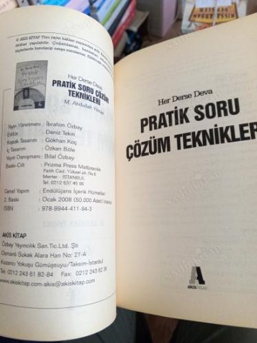 HER DERSE DEVA - PRATİK SORU ÇÖZÜM TEKNİKLERİ