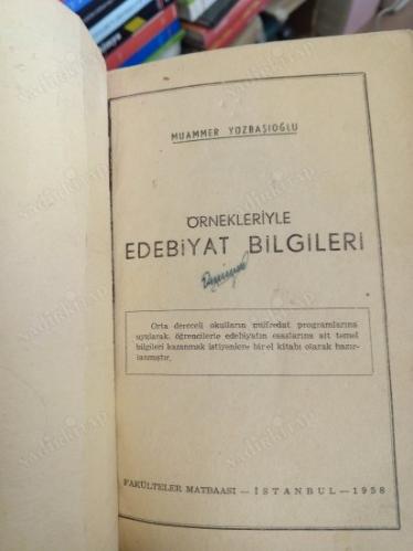 ÖRNEKLERİYLE EDEBİYAT BİLGİLERİ