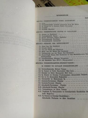 Kimyasal Termodinamik