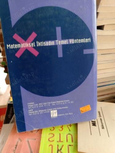 Matematiksel İktisadın Temel Yöntemleri