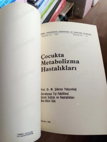 ÇOCUKTA METABOLİZMA HASTALIKLARI