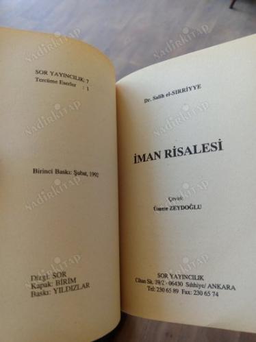 İMAN RİSALESİ