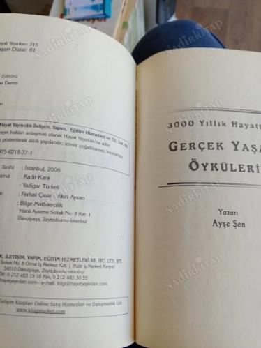 3000 YILLIK HAYATTAN  GERÇEK YAŞAM ÖYKÜLERİ