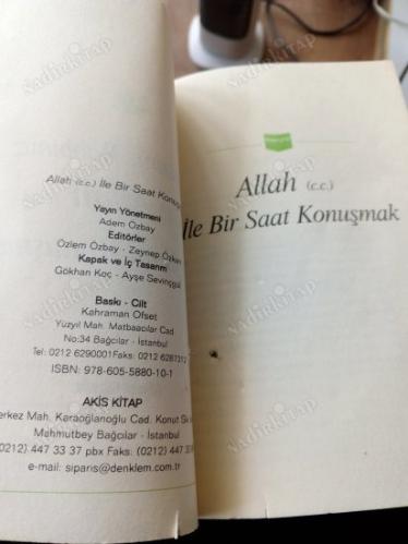 YARATICIMIZ RABBİMİZ YÜCE ALLAH İLE BİR SAAT KONUŞMAK