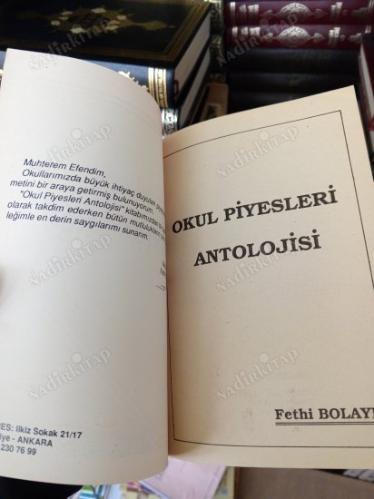 Okul Piyesleri Antolojisi