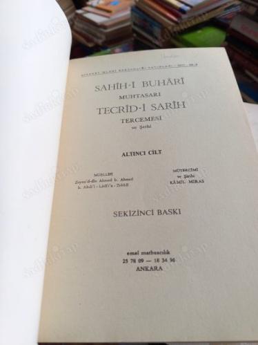 SAHİH-İ BUHARİ MUHTASARI TECRİD-İ SARİH TERCEMESİ VE ŞERHİ ALTINCI CİLT 6