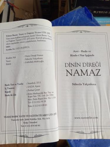 Ayet Hadis Risale-i Nur Işığında Dinin Direği Namaz
