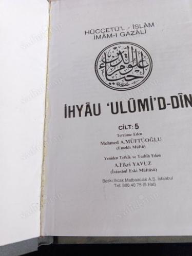 İHYÂU ULÛMİ'D DİN - 5. CİLT