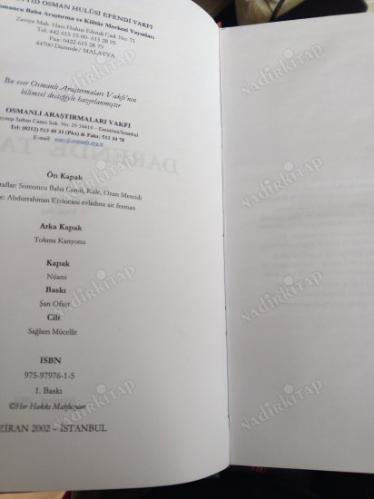DARENDE TARİHİ Siyasi, İdari, Ticari, Sosyal Tarih, Aşiretler Cemaatler, Demografik Yapı, Gayrımüslimler, Vakıflar, Alimler ve Mutasavvıflar, Şairler