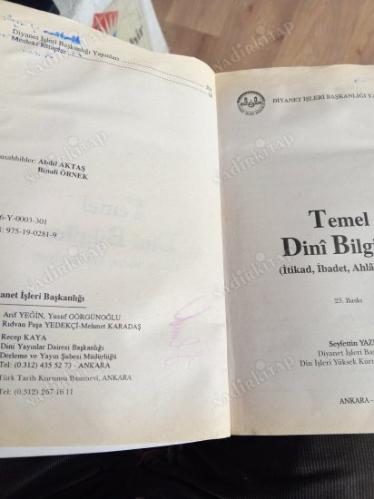 TEMEL DİNİ BİLGİLER