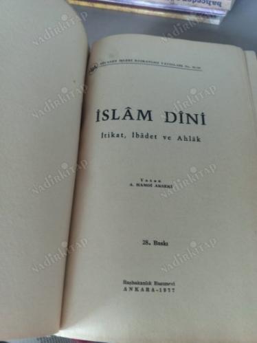 İSLAM DİNİ İTİKAT, İBADET, AHLAK