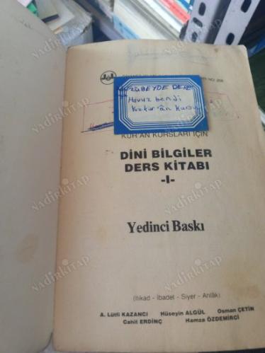 DİNİ BİLGİLER DERS KİTABI 1