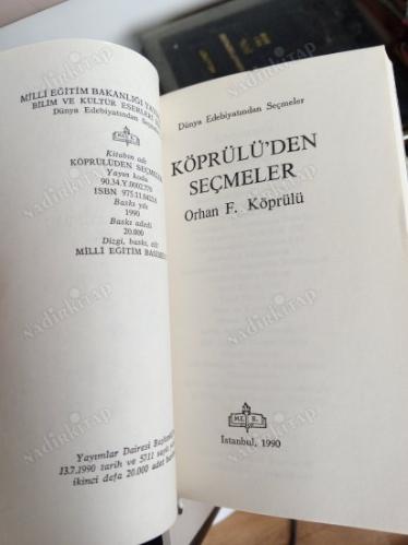 KÖPRÜLÜ'DEN SEÇMELER