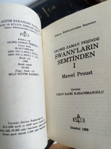 GEÇMİŞ ZAMAN PEŞİNDE 1. CİLT