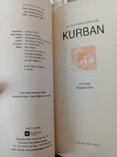 ALLAH'A YAKINLAŞMAK İÇİN KURBAN - Kurban İbadeti El Kitabı