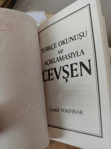 TÜRKÇE OKUNUŞU VE AÇIKLAMASIYLA - CEVŞEN - cep boy