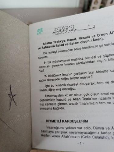 İMAN'IN ŞARTLARI VE KISA AÇIKLAMASI