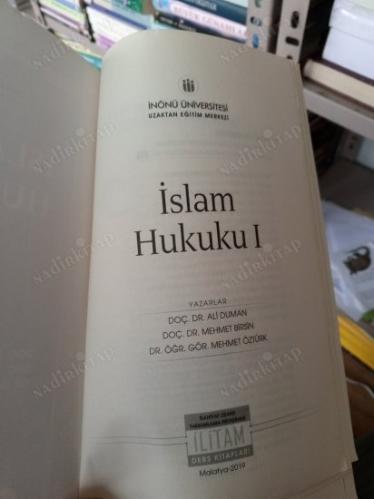 İslam Hukuku 1/ İlahiyat Lisans Tamamlama Programı Ders Kitapları (İNUZEM-İLİTAM)