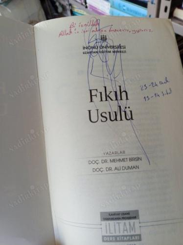 Fıkıh Usulü (İNUZEM-İLİTAM) İlahiyat Lisans Tamamlama Programı - Ders Kitapları 4
