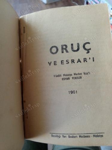 Remezan'da Oruç ve Esrarı