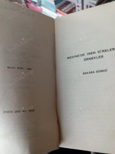 KUR'AN ARAŞTIRMALARI: CİLT 2 / MEDENİ AYETLER