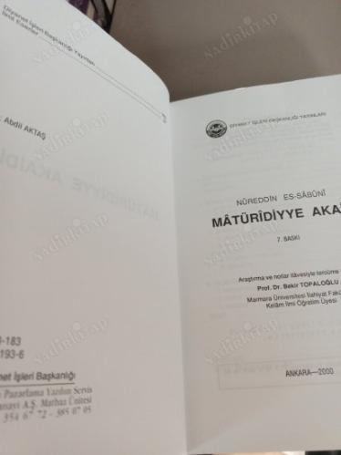 MATÜRİDİYYE AKAİDİ