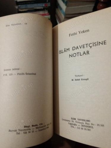İSLAM DAVETÇİSİNE NOTLAR