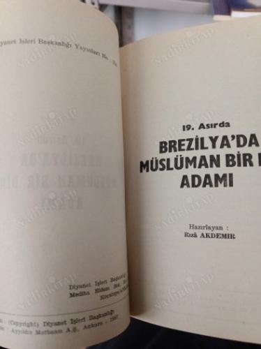 19. ASIRDA BREZİLYA'DA MÜSLÜMAN BİR DİN ADAMI