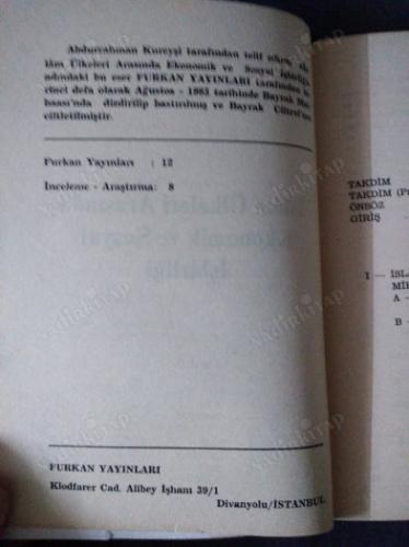İslam Ülkeleri Arasında Ekonomik Ve Sosyal İşbirliği